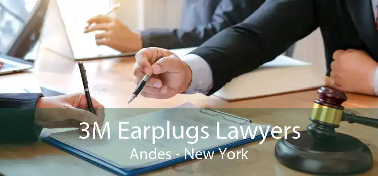 3M Earplugs Lawyers Andes - New York