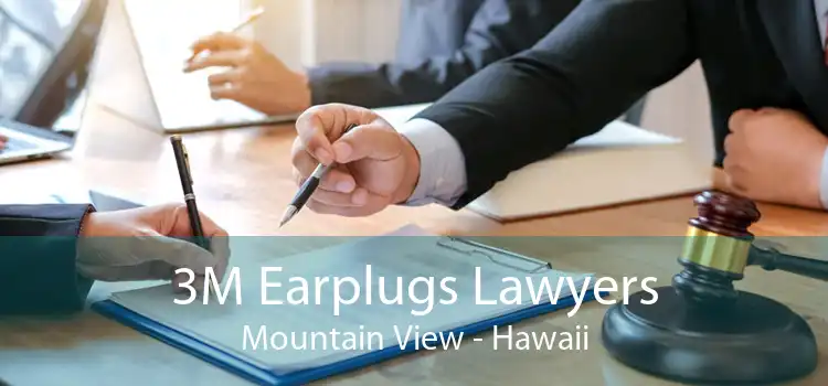 3M Earplugs Lawyers Mountain View - Hawaii