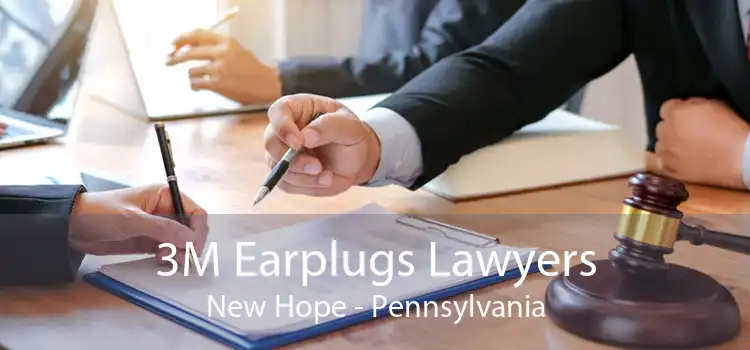 3M Earplugs Lawyers New Hope - Pennsylvania