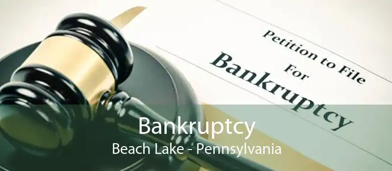 Bankruptcy Beach Lake - Pennsylvania