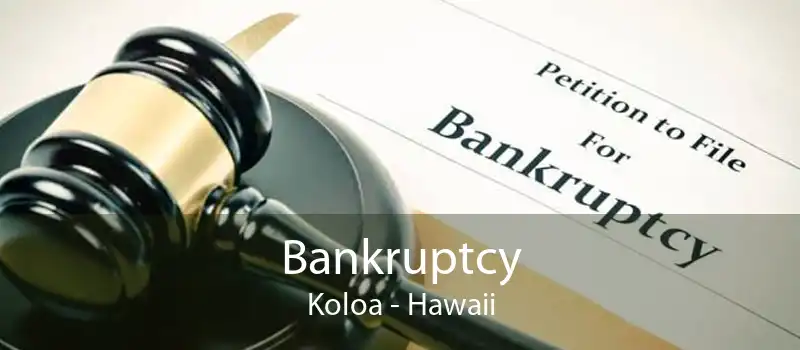 Bankruptcy Koloa - Hawaii