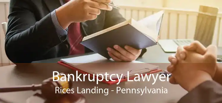 Bankruptcy Lawyer Rices Landing - Pennsylvania