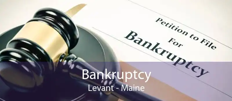 Bankruptcy Levant - Maine