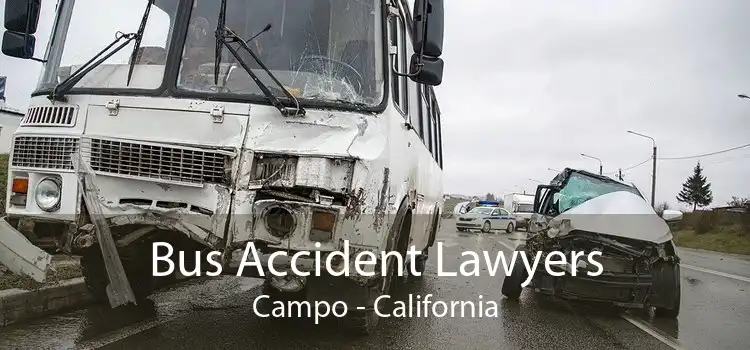Bus Accident Lawyers Campo - California