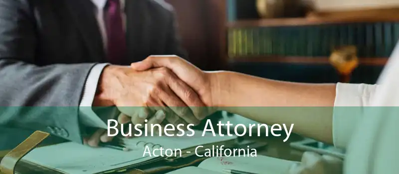 Business Attorney Acton - California