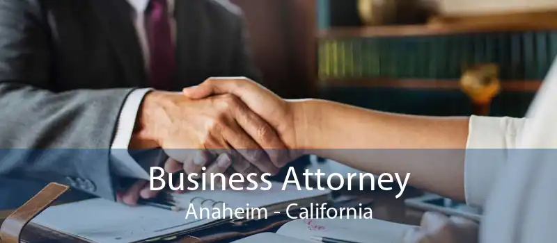 Business Attorney Anaheim - California