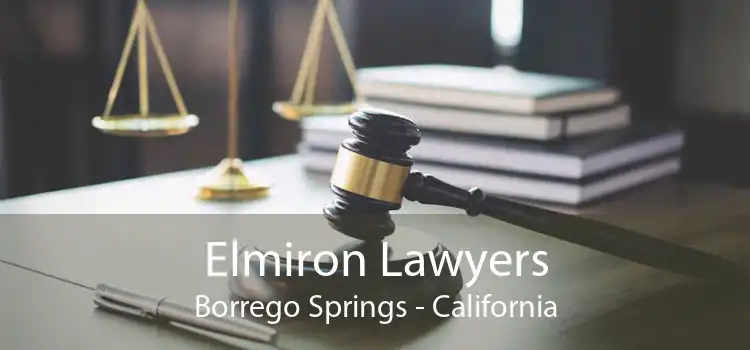 Elmiron Lawyers Borrego Springs - California