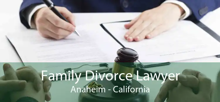 Family Divorce Lawyer Anaheim - California