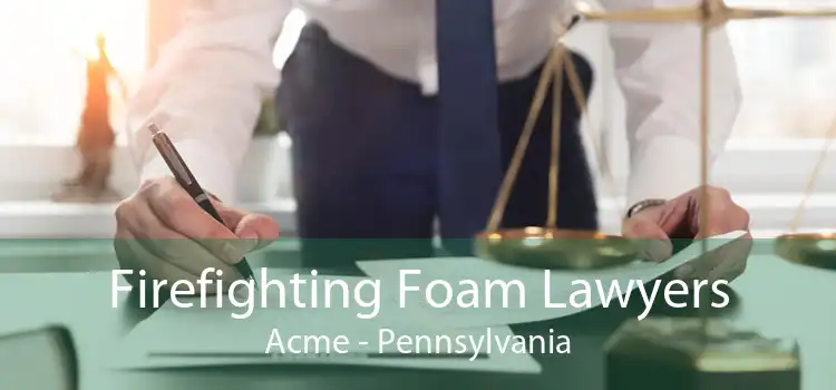 Firefighting Foam Lawyers Acme - Pennsylvania