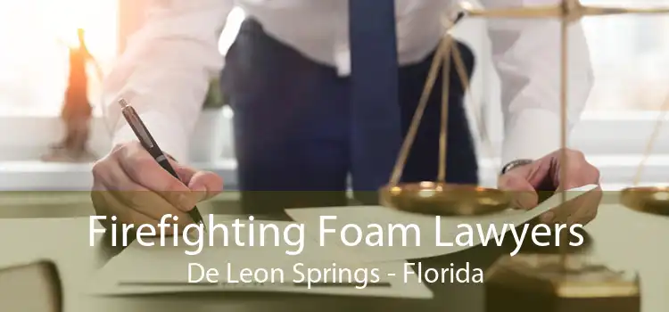 Firefighting Foam Lawyers De Leon Springs - Florida