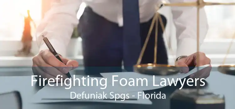 Firefighting Foam Lawyers Defuniak Spgs - Florida
