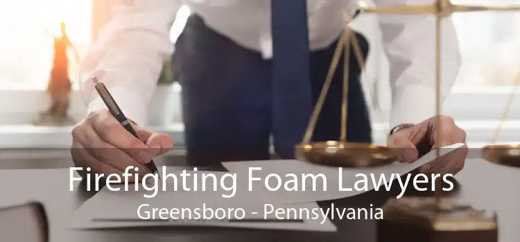 Firefighting Foam Lawyers Greensboro - Pennsylvania