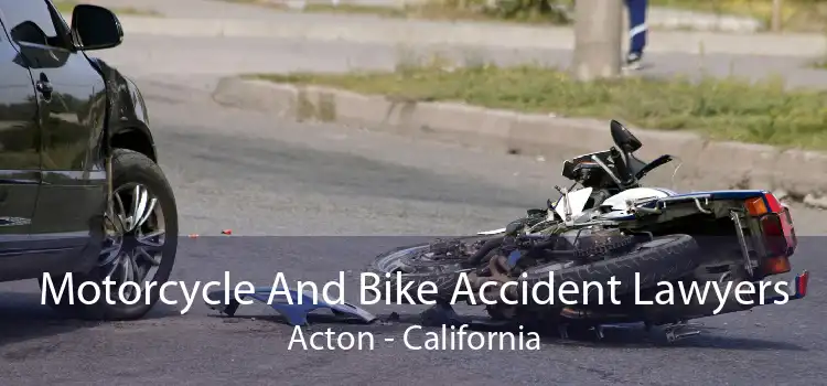 Motorcycle And Bike Accident Lawyers Acton - California