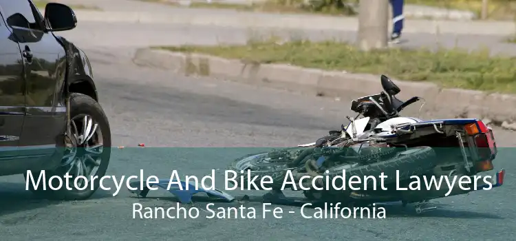 Motorcycle And Bike Accident Lawyers Rancho Santa Fe - California