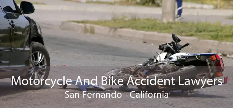 Motorcycle And Bike Accident Lawyers San Fernando - California