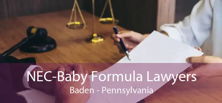NEC-Baby Formula Lawyers Baden - Pennsylvania