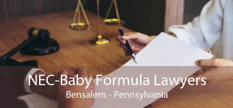 NEC-Baby Formula Lawyers Bensalem - Pennsylvania