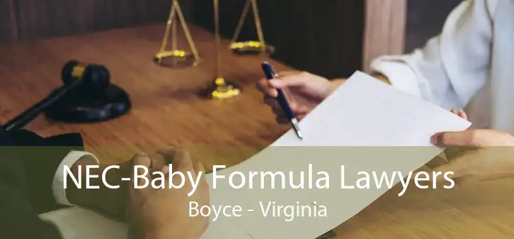 NEC-Baby Formula Lawyers Boyce - Virginia