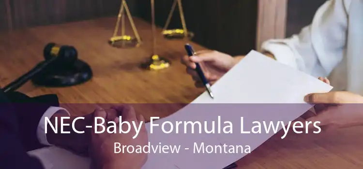 NEC-Baby Formula Lawyers Broadview - Montana
