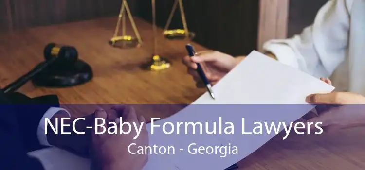 NEC-Baby Formula Lawyers Canton - Georgia