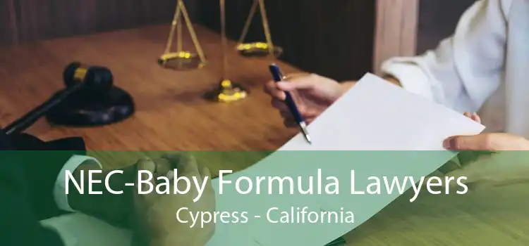 NEC-Baby Formula Lawyers Cypress - California