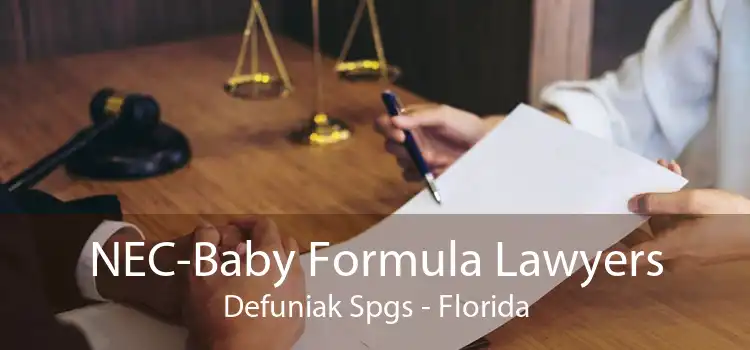 NEC-Baby Formula Lawyers Defuniak Spgs - Florida