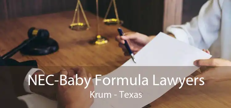 NEC-Baby Formula Lawyers Krum - Texas