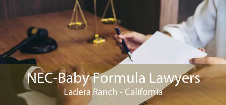 NEC-Baby Formula Lawyers Ladera Ranch - California