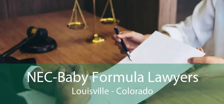 NEC-Baby Formula Lawyers Louisville - Colorado
