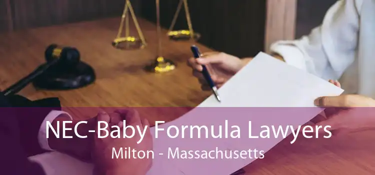 NEC-Baby Formula Lawyers Milton - Massachusetts