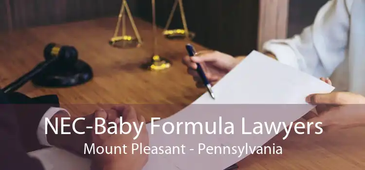 NEC-Baby Formula Lawyers Mount Pleasant - Pennsylvania