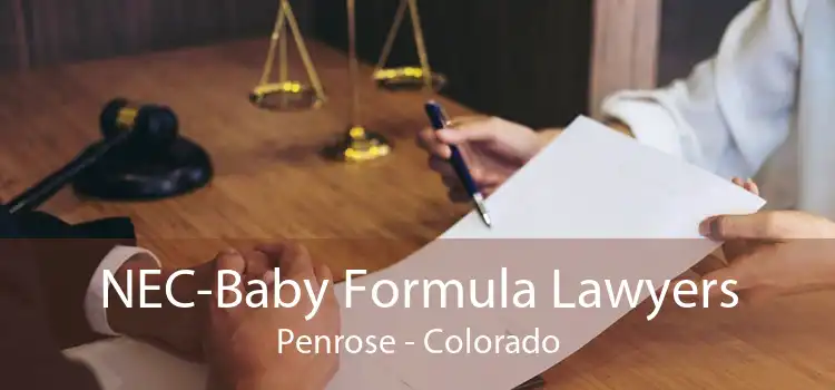 NEC-Baby Formula Lawyers Penrose - Colorado
