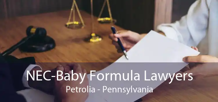 NEC-Baby Formula Lawyers Petrolia - Pennsylvania