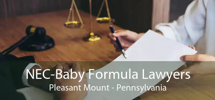 NEC-Baby Formula Lawyers Pleasant Mount - Pennsylvania