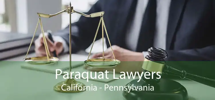 Paraquat Lawyers California - Pennsylvania