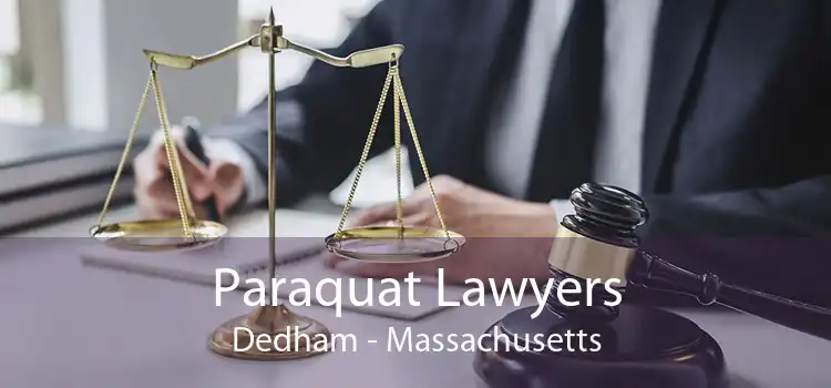 Paraquat Lawyers Dedham - Massachusetts