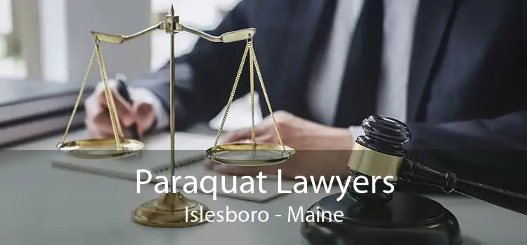 Paraquat Lawyers Islesboro - Maine