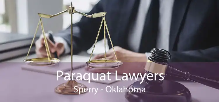 Paraquat Lawyers Sperry - Oklahoma