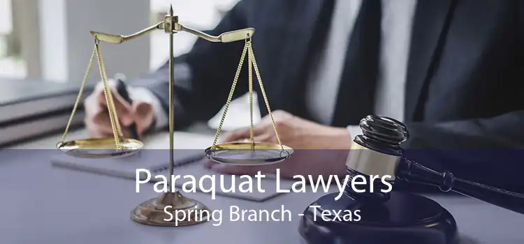 Paraquat Lawyers Spring Branch - Texas