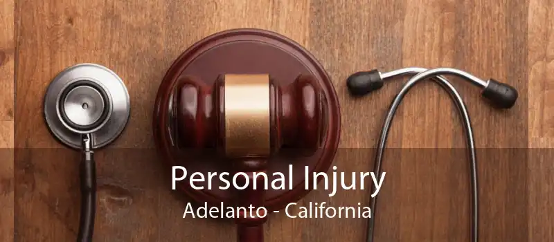 Personal Injury Adelanto - California