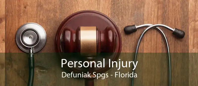 Personal Injury Defuniak Spgs - Florida
