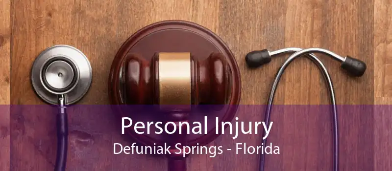Personal Injury Defuniak Springs - Florida