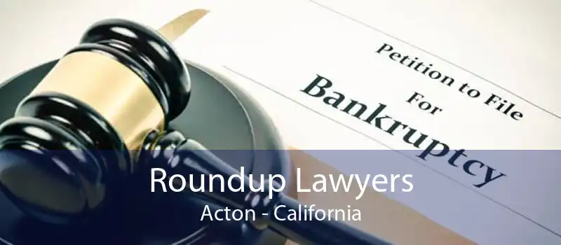 Roundup Lawyers Acton - California