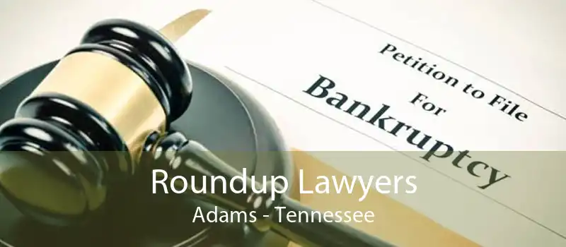 Roundup Lawyers Adams - Tennessee