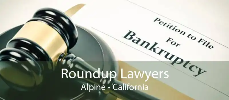 Roundup Lawyers Alpine - California