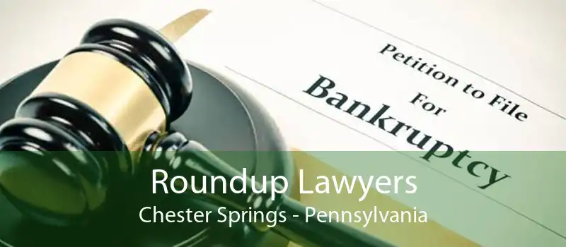 Roundup Lawyers Chester Springs - Pennsylvania
