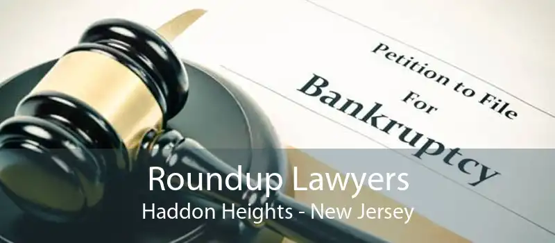 Roundup Lawyers Haddon Heights - New Jersey