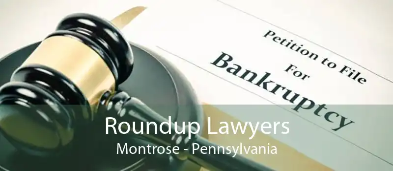 Roundup Lawyers Montrose - Pennsylvania