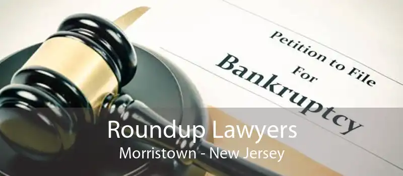 Roundup Lawyers Morristown - New Jersey