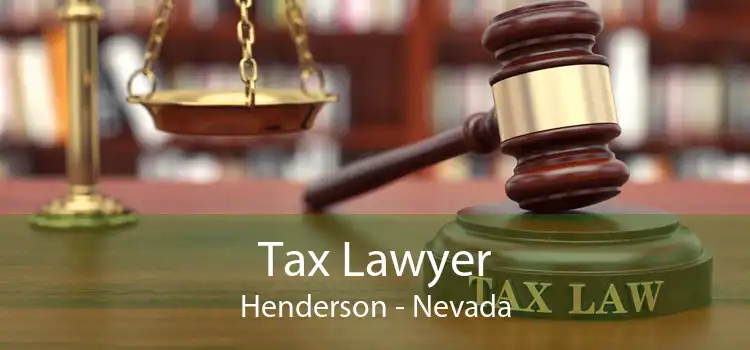 Tax Lawyer Henderson - Nevada